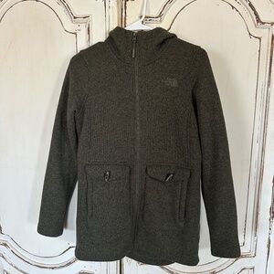 North Face hooded fleece jacket